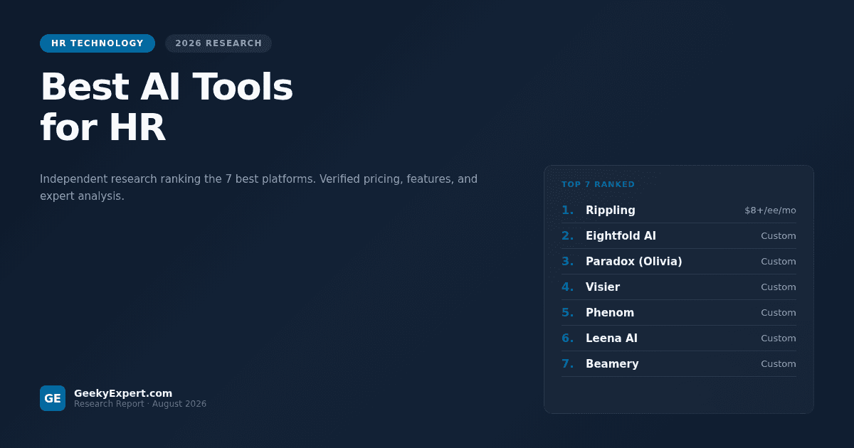 Best AI Tools for HR (2026)
