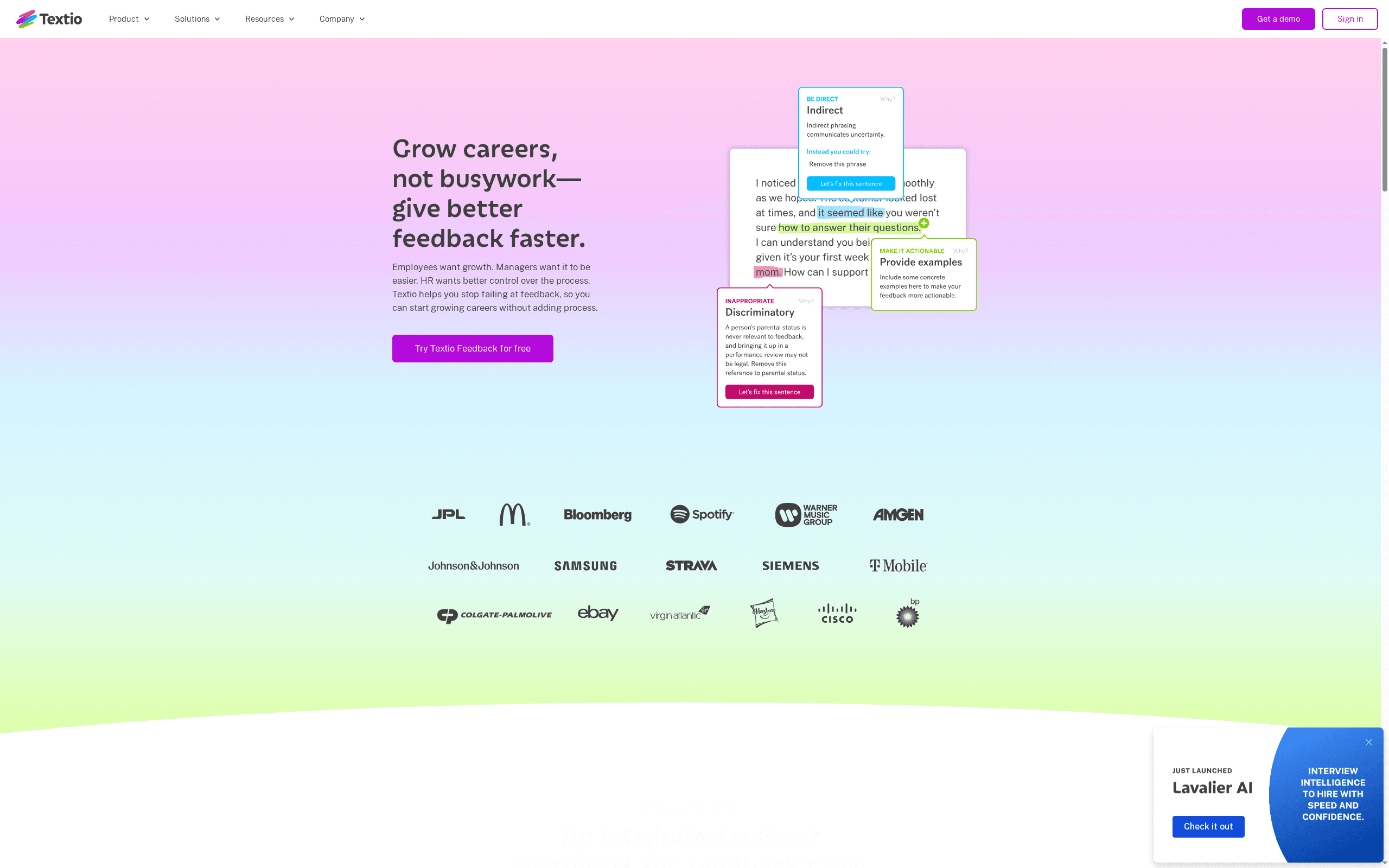 Textio -- Best for Inclusive Language Optimization