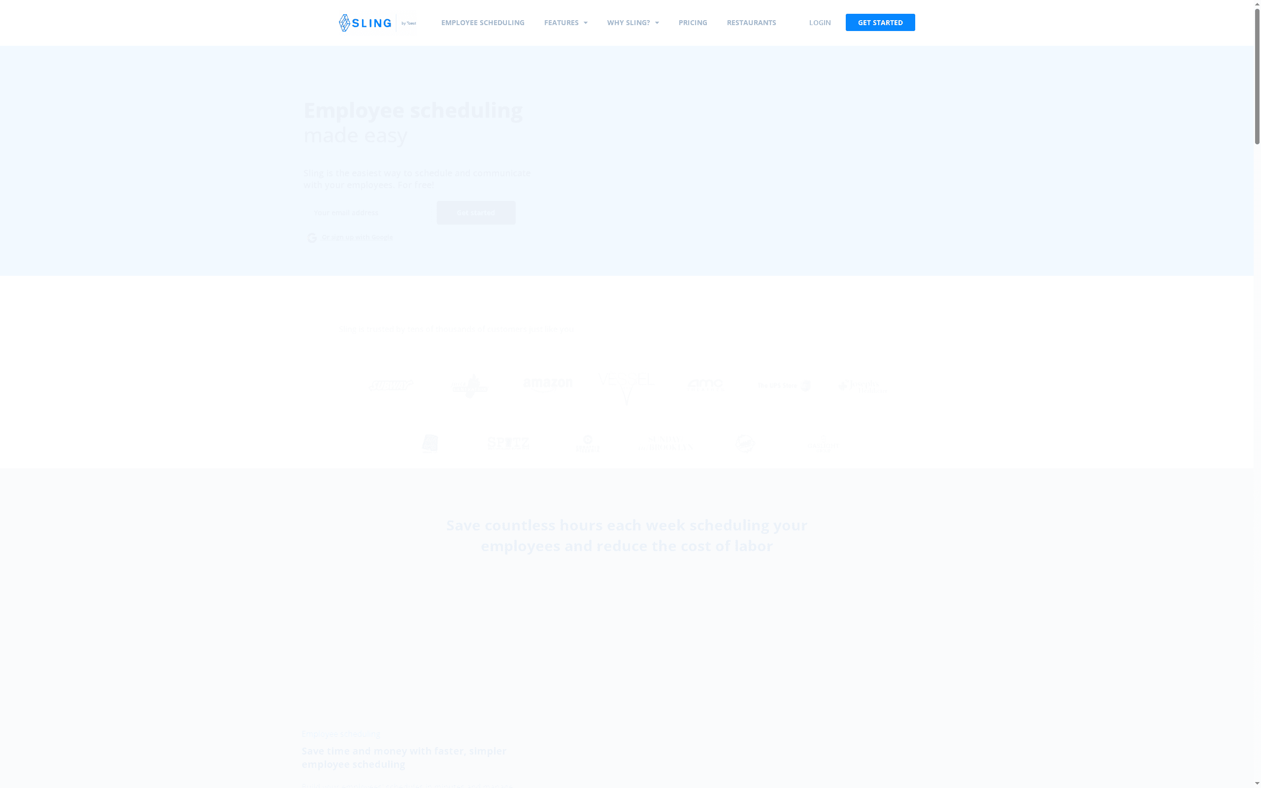 Sling -- Best for Multi-Location Scheduling