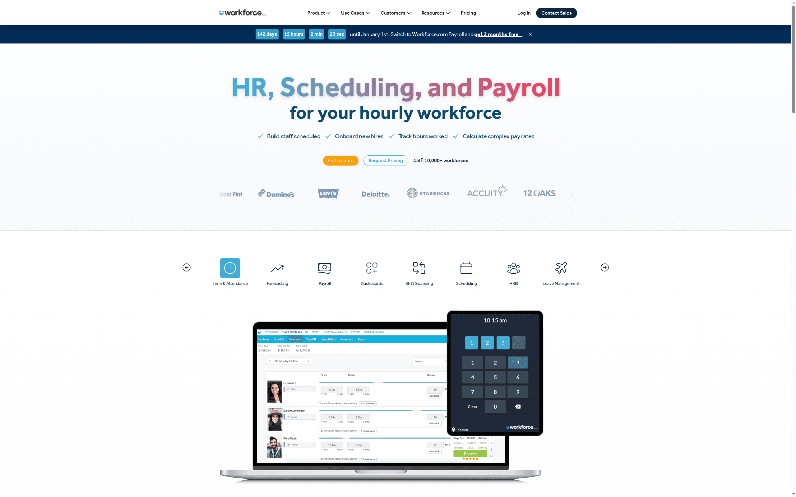 Workforce.com -- Best for AI-Driven Labor Forecasting