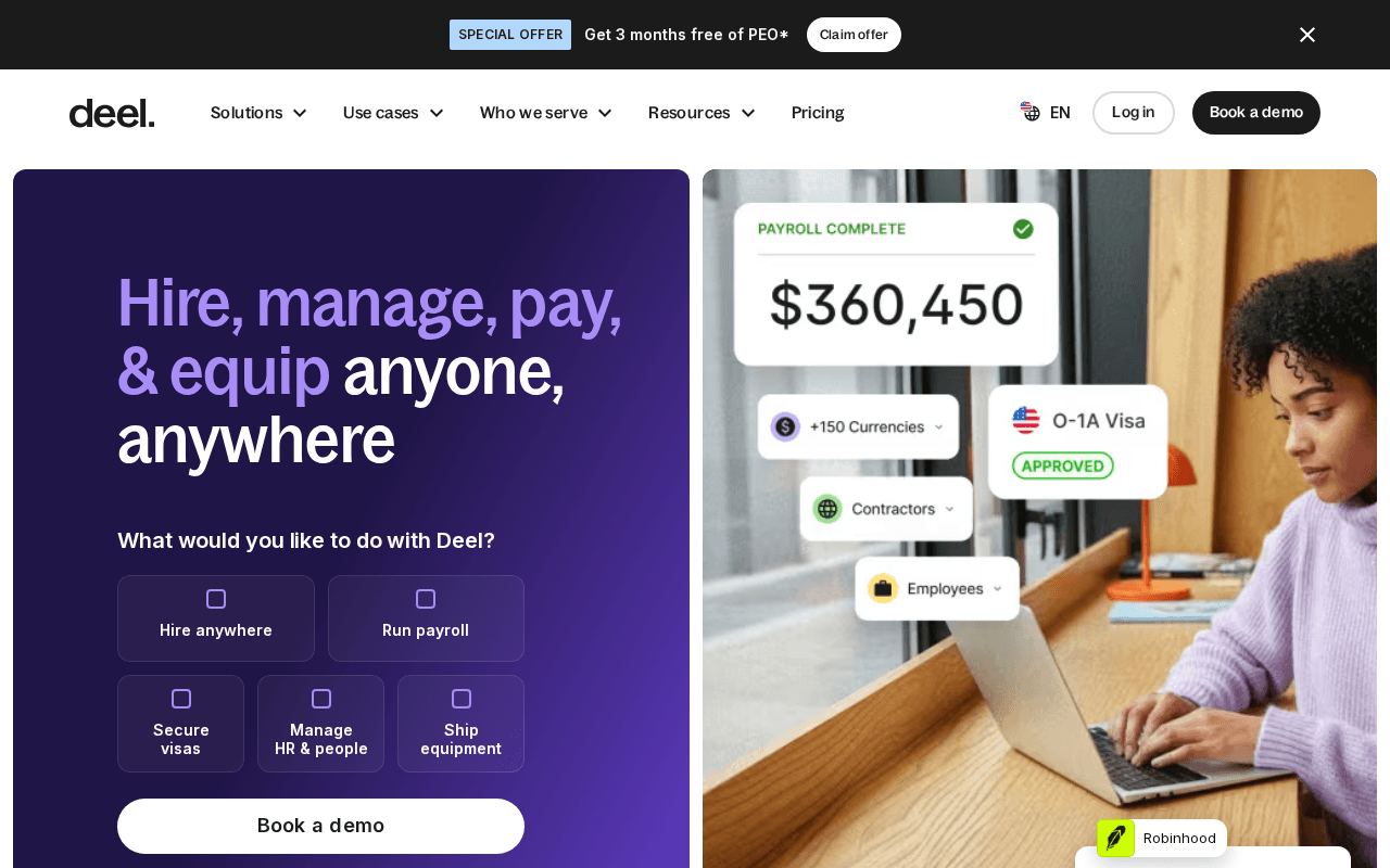 Deel -- Best Unified Payroll + EOR Platform