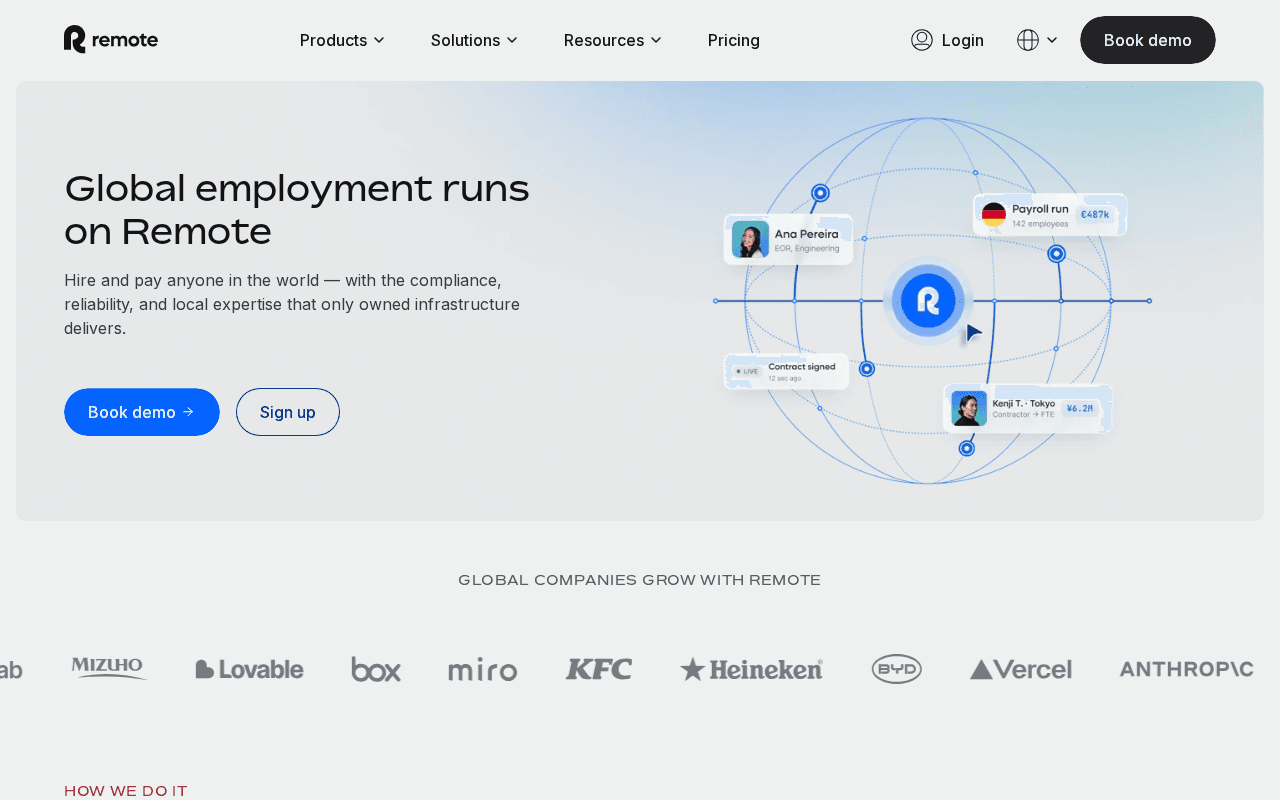 Remote -- Best for Compliance-First Global Payroll