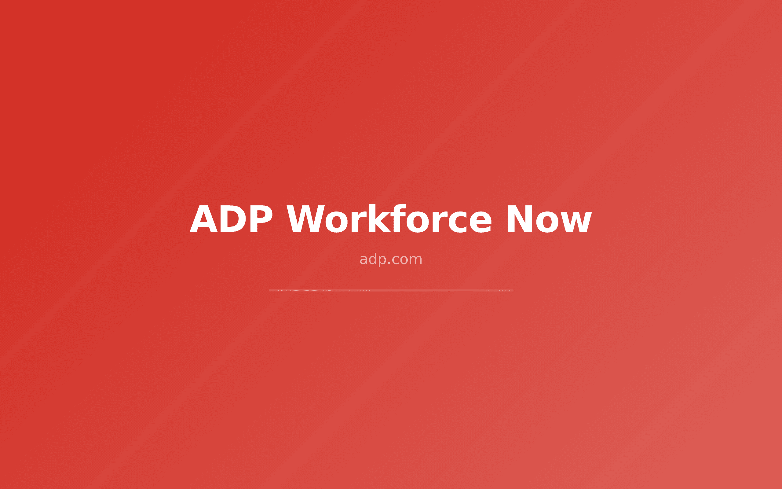 ADP Workforce Now -- Best Mid-Market Payroll-First HCM