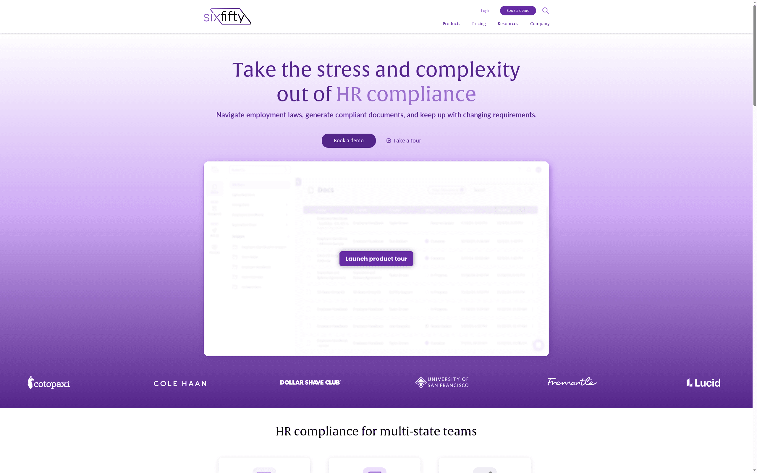 SixFifty -- Best for Compliant HR Documents