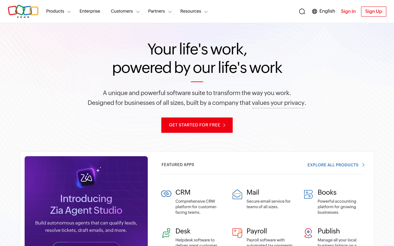 Zoho CRM