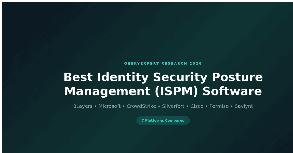 Best Identity Security Posture Management (ISPM) Software (2026)