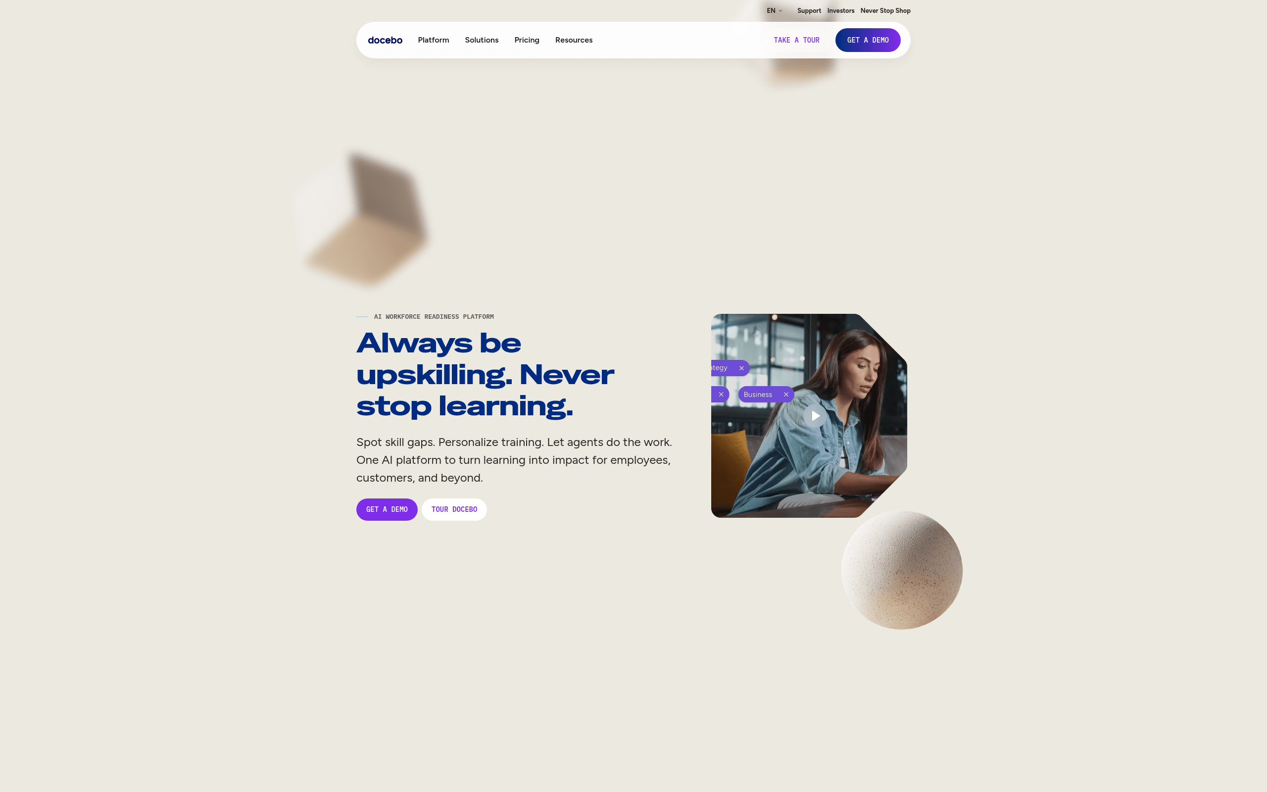 Docebo -- Best for AI-Powered Enterprise Learning