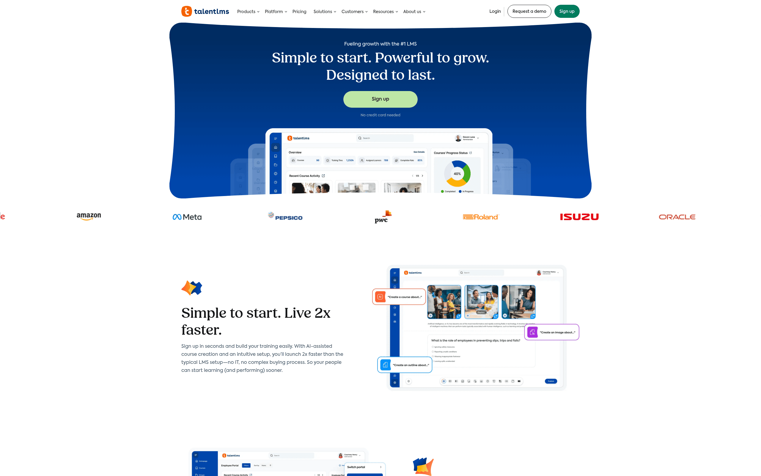 TalentLMS -- Best Overall for Small & Mid-Size Teams
