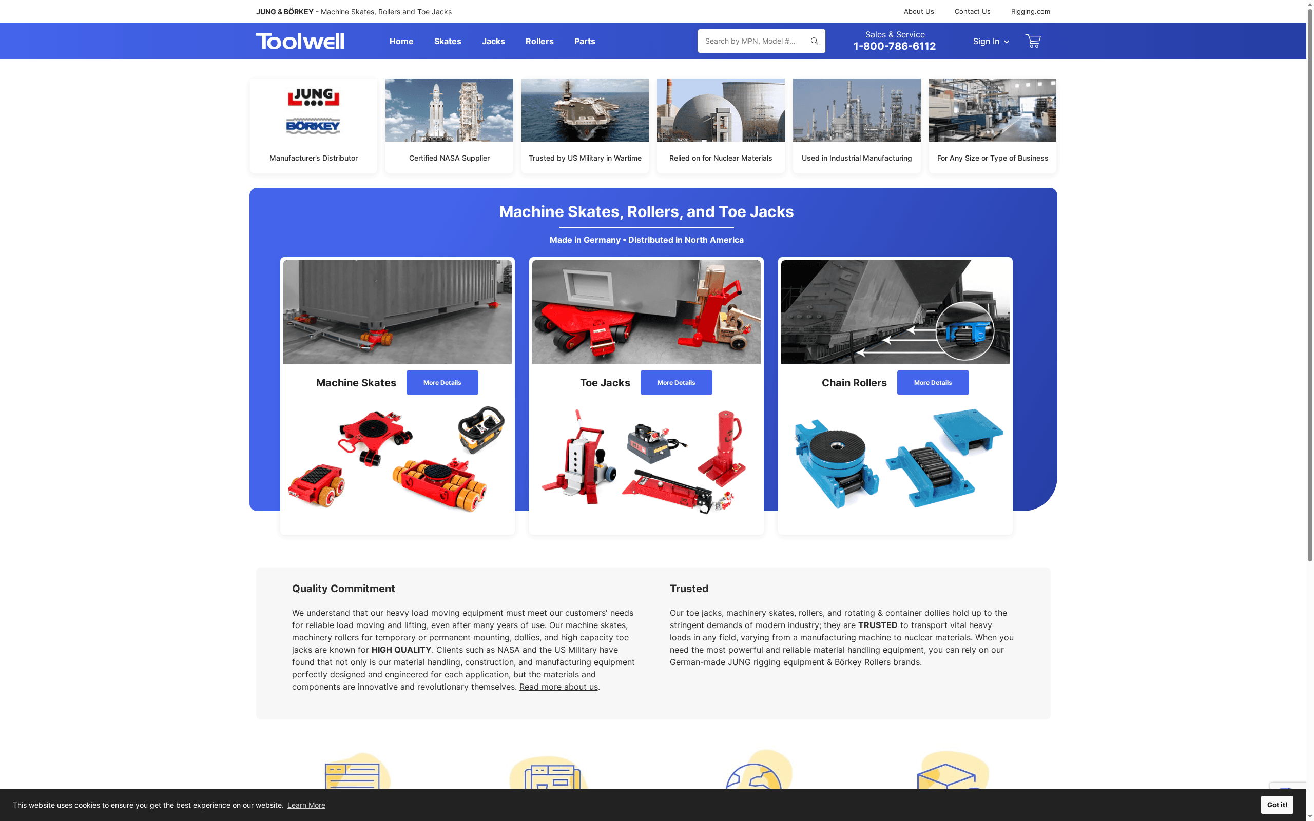 Toolwell / JUNG -- Best for Precision and Certified Environments