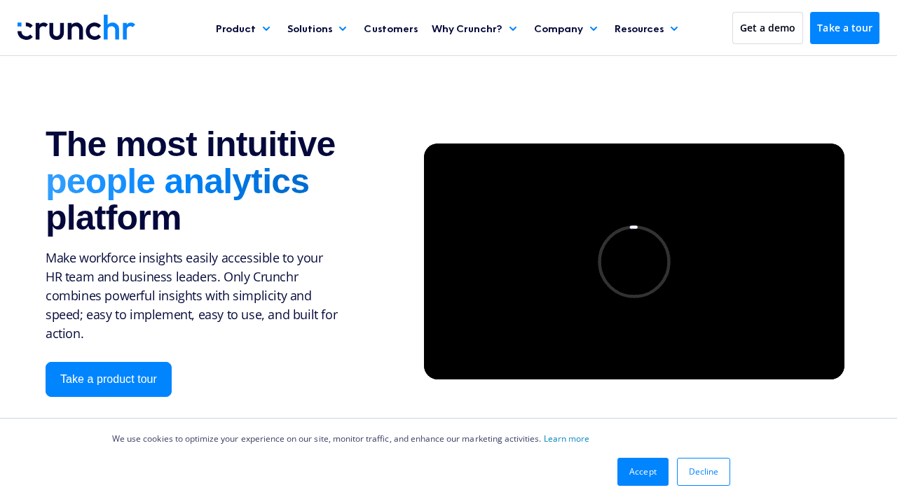 Crunchr -- Best for European, GDPR-Native Analytics