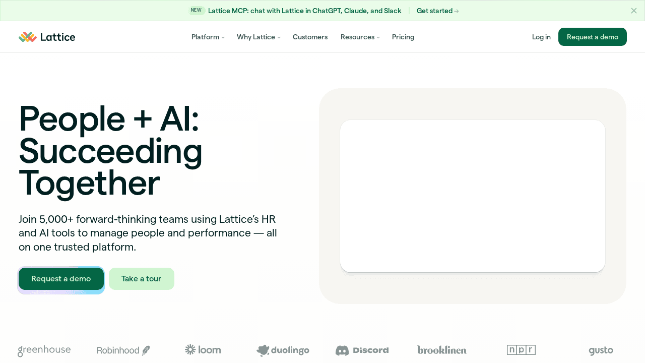 Lattice -- Best for Analytics Tied to Performance