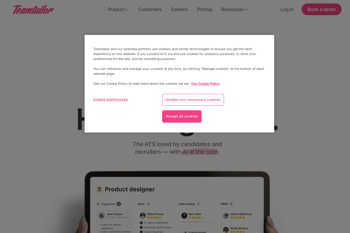 Teamtailor -- Best Career-Site-First Employer Brand