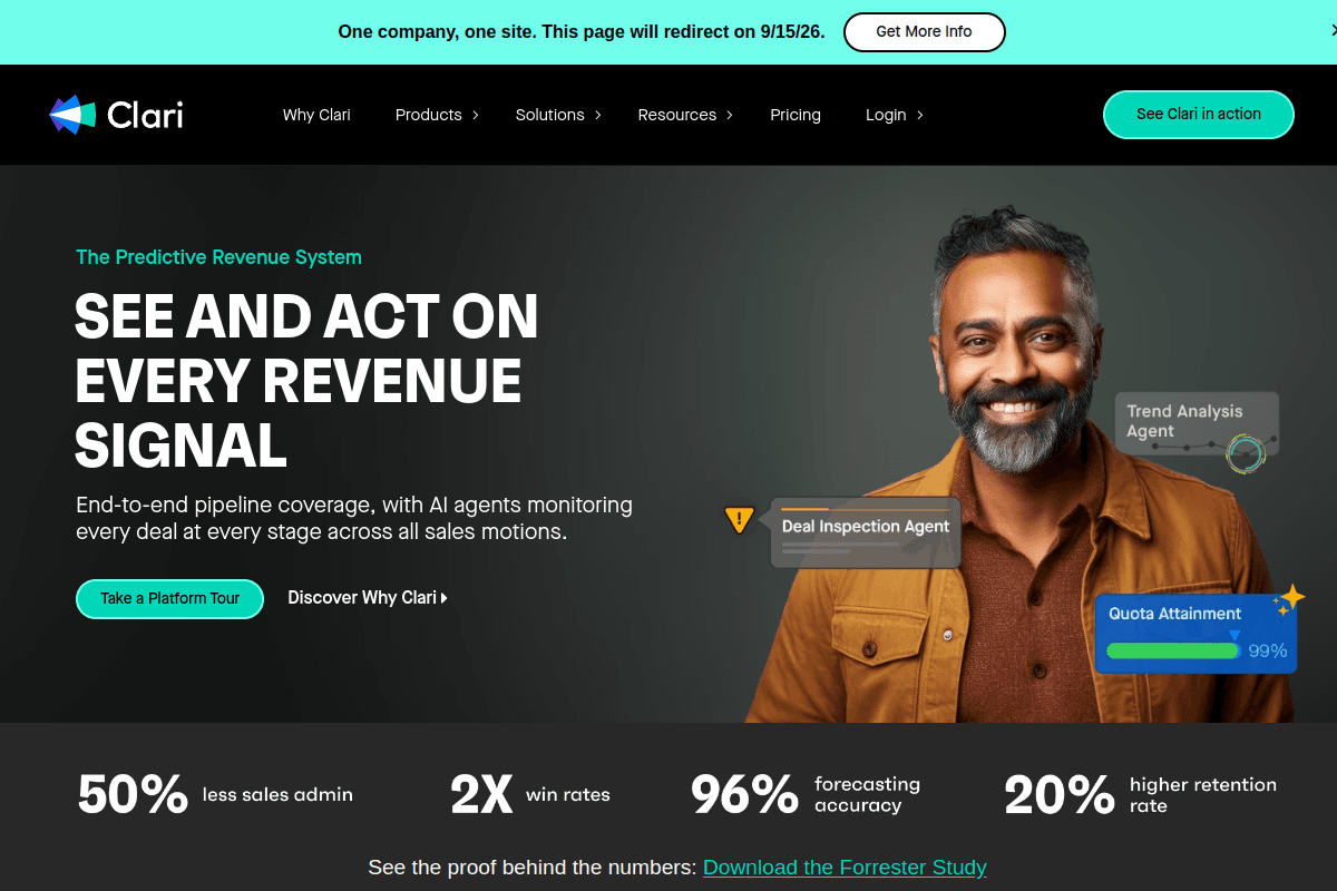 Clari -- Best Overall Revenue Operations Platform