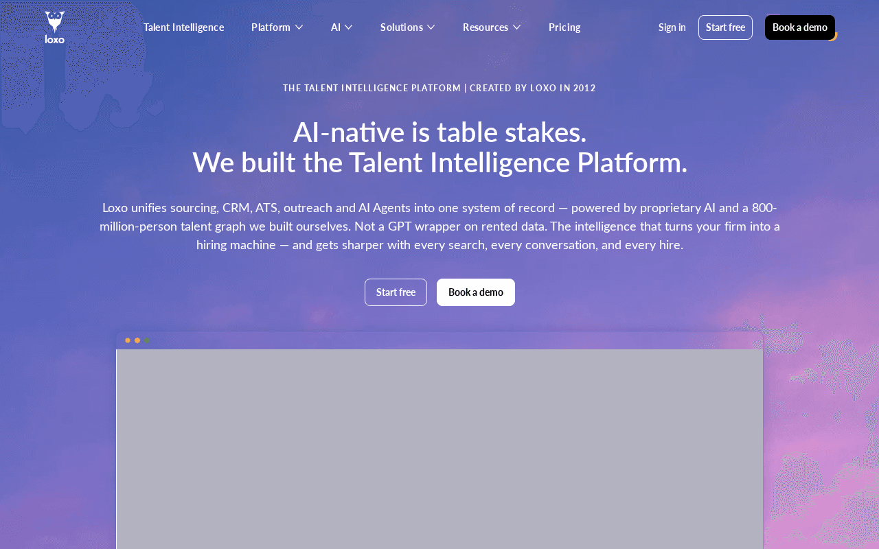 Loxo -- Best All-in-One for Staffing and Recruiting Agencies