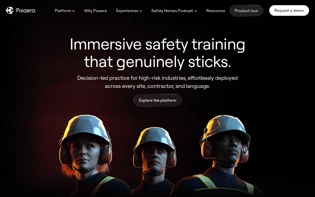 Pixaera -- Best for Oil & Gas and IOGP-Aligned Safety