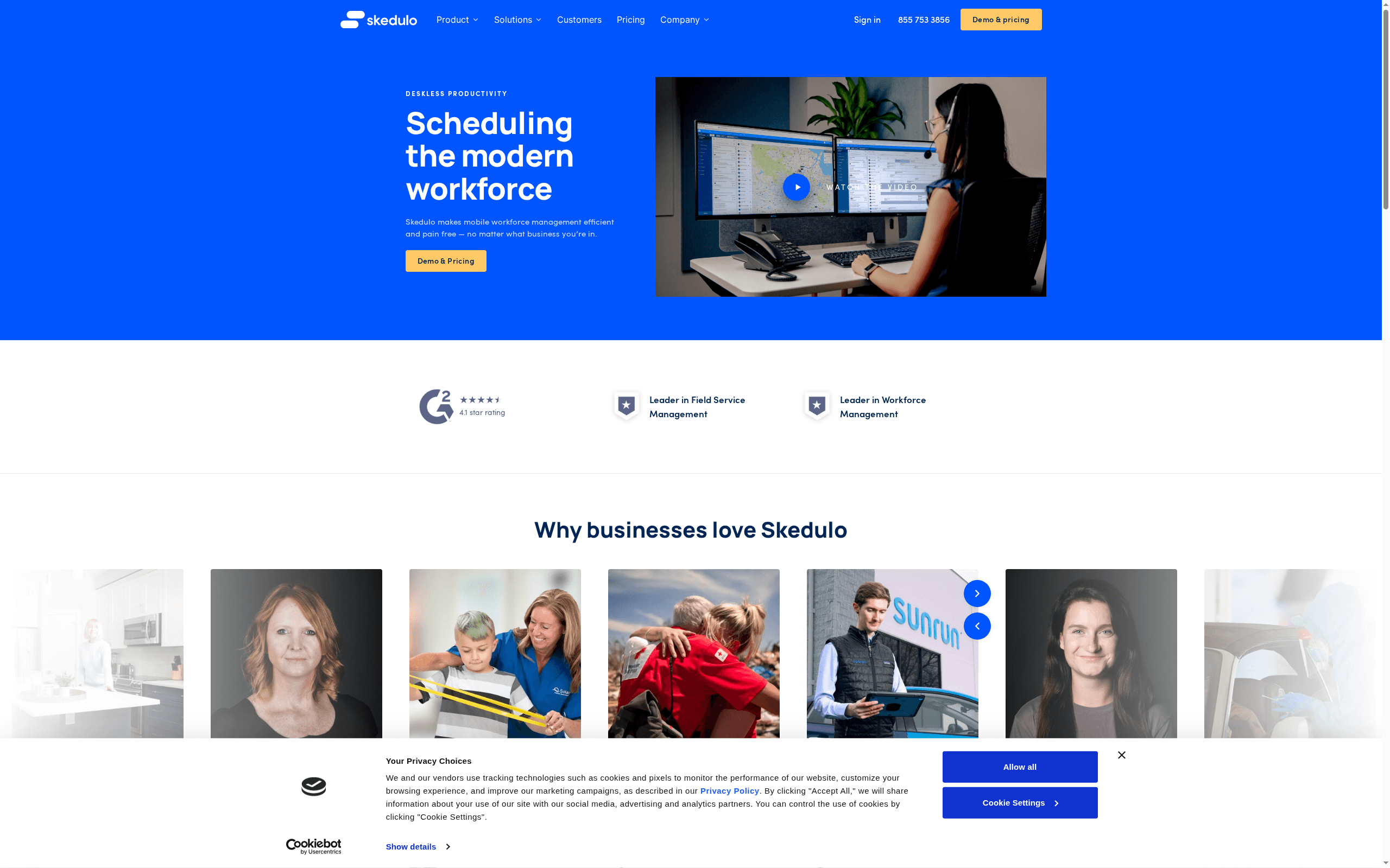 Skedulo -- Best for Mobile and Field Workforce