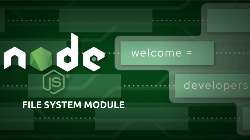 node.js file system